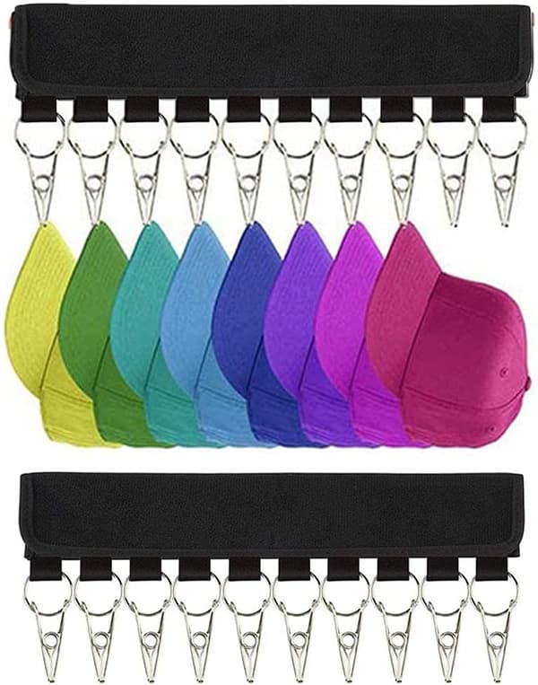 2 Stykker Baseballcaps Organizer, Capshenger, Baseballcapholder