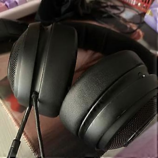 Öronkuddar Öronkuddar Kylgel/Proteinläder för 7.1 V2 Hörlurar Spelhörlurar Hörlurar 7.1 Surroundljud Grå Gray c