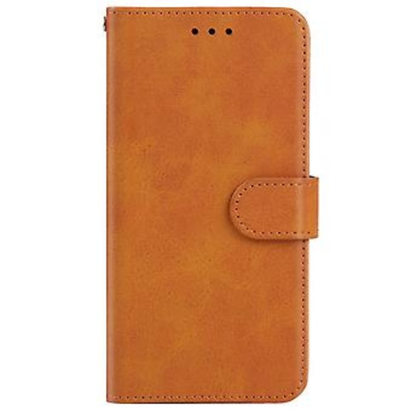 PU-puhelinkotelo vivo Y21e:lle Brown