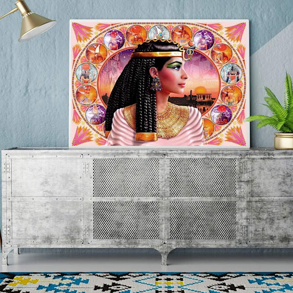 Fyrkantig Diamantmålning efter nummer Cleopatra DIY 5D Full Drill Squ