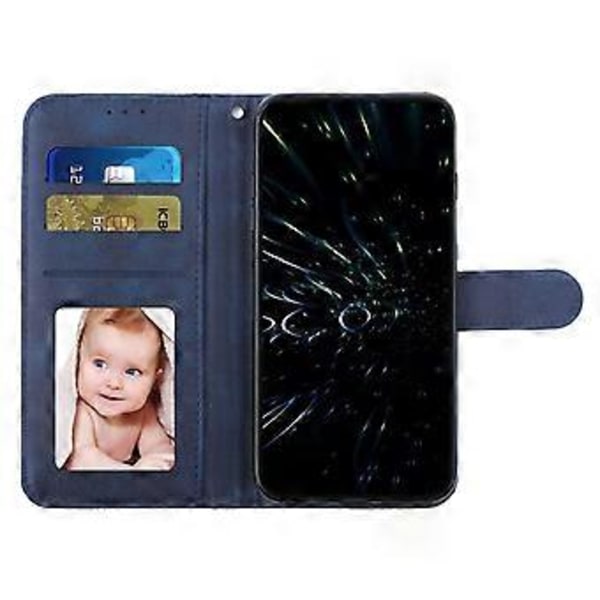 För Samsung Galaxy A06 Fodral Ställ Flip Skyddande Läder Telefonskal Style D