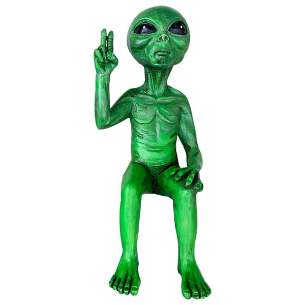 Alienharpiksfigurer, alienharpiksstatuer, grøn alien