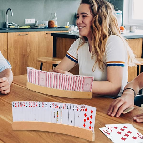 Kortspillstativ, 4 stk pokerspillstativ, kortspillstativ, håndfri