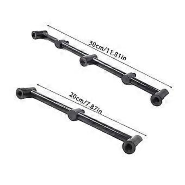 Fiskerulle Buzzer Bar Fiskespöhållare Aluminium Fiskespö Stöd Huvud för Fiske Bett Alarm Fiske Verktyg Tillbehör 30cm