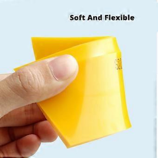 Keltainen pehmeä lasta-pyyhin puhdistuskaavin autolasien tummennukseen ja ammattilaatuiseen viimeistelykalvon levitykseen Yellow premium soft