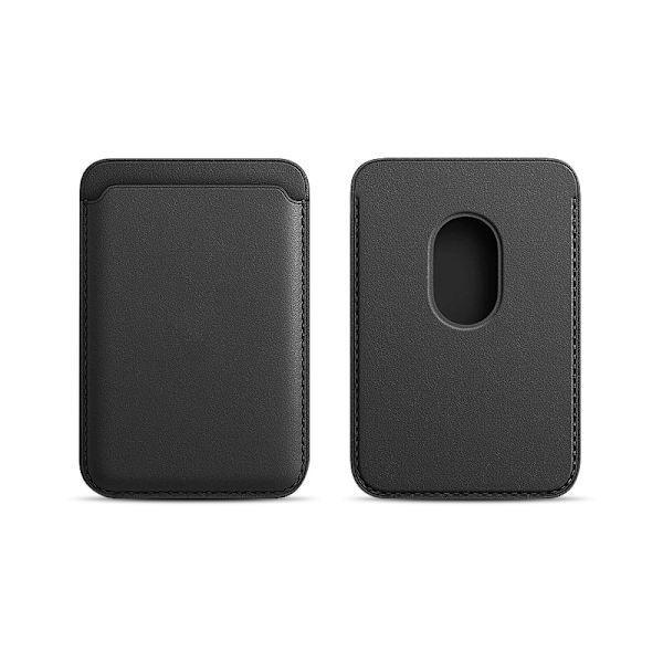 Sort - Pung til iPhone 12/13/14 Mini/Plus/Pro/Max, Kortholder