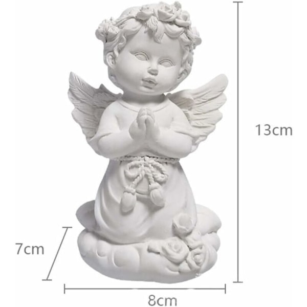 Dekorative englestatuer og figurer Resin Angel Wings Statue S