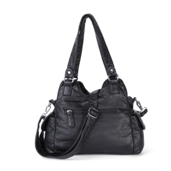 Sac à main femme - Grand sac à main multi-poches en cuir PU souple