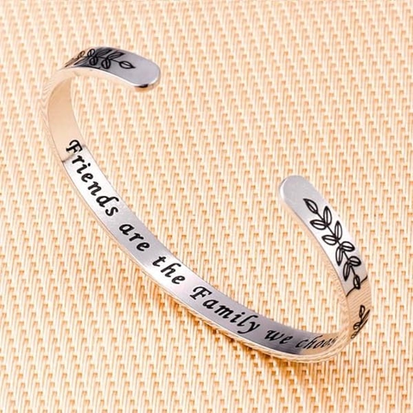 Armbånd for kvinner - Gravert sitat inspirerende armbånd bursdag