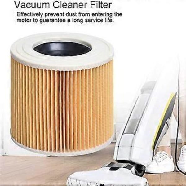 4 KPL Märkä- ja kuivaimurin suodattimen vaihto Karcher WD WD2 WD3 WD1 MV3 MV2 kotitalousimuriin