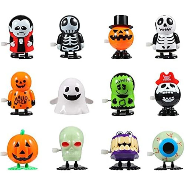 12 kpl Halloween-kurpitshaamu-aavekallo-vetolelut, hauska hyppy