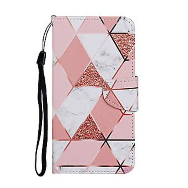 Farvet Tegne Etui til iPhone 12 Pro Max Marble
