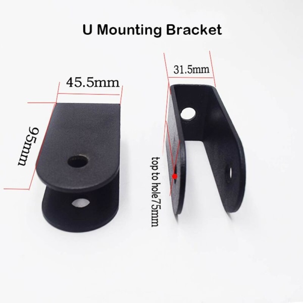 Swivel Pulley Block, Single Pulley Block med U-Mount Bracket Swi