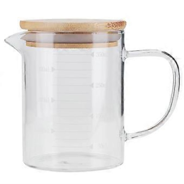 Borosilikatglas Målekop med Låg Varmebestandig Krus til Hotel Restaurant Hjem (350ml)