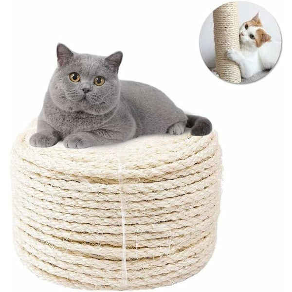 Reptåg för kattträd, katt-sisalrep, starkt och hållbart för klösning