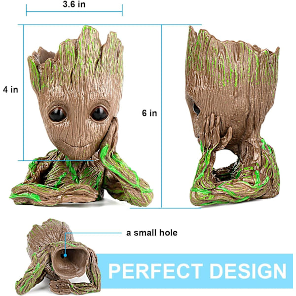 Kreativ kruka - Bedårande Baby Pen Jar Actionfigur Pennhållare