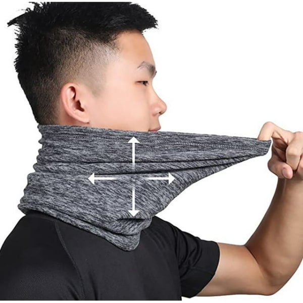 2-osainen lämmin kaula fleece-kaulansuojus, lämmin ja pehmeä fleece-huivi,