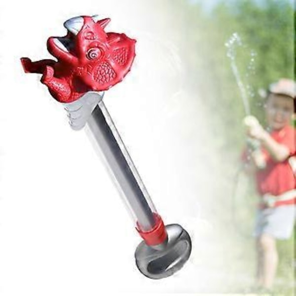 Dinosaurie Spruta Utomhus Vattenleksaker Trädgård Strandspel Pool Sommaraktivitet Vattenpistol för Barn Pojkar Flickor Småbarn triceratops red