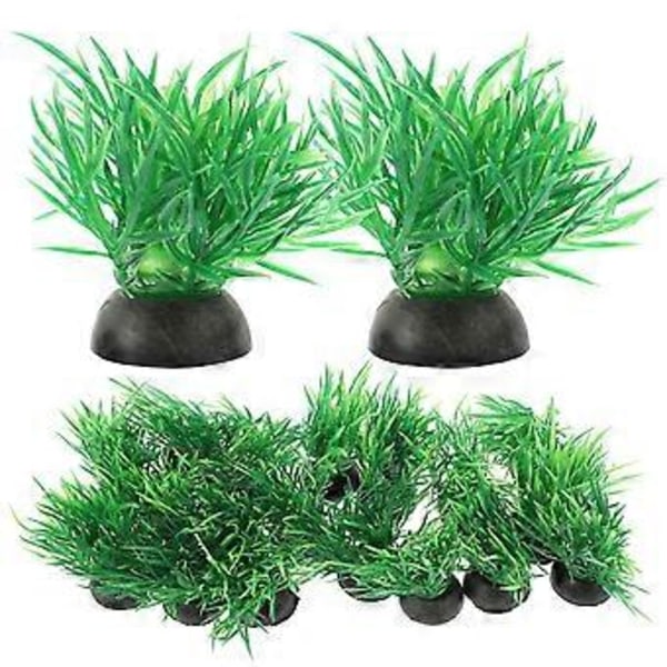 20 stk. Akvarieplanter Fisketankplanter Fisketankdekorasjoner Planter for Bettafisk Akvariedekor