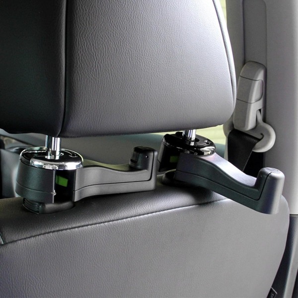 2-in-1 Piilotettu Koukku Auton Pääntuen Autolompakonpidike