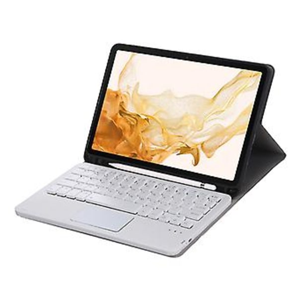 Tangentbord + Fodral För Samsung Galaxy Tab S8 11 tum SM-X700 Guld Golden rose