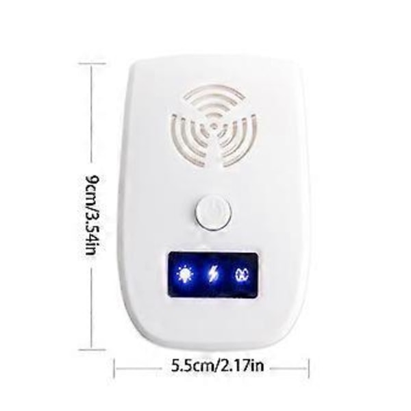 Insecta Repeller Kraftfull Plug-In Avskräckande Enhet för Säker och Tyst Insecta-kontroll i Hem och Kontor