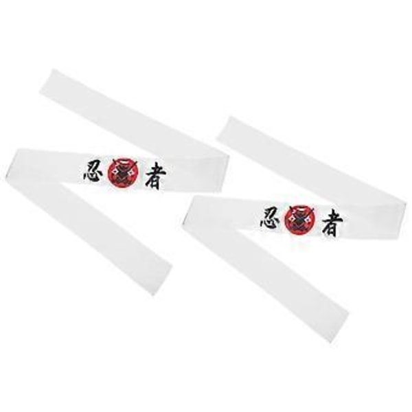 2 stk. Dekorativt Hodebånd for Kokk Japansk Stil Karate Hodebånd Bærbart Kokkehodebånd Kokketilbehør