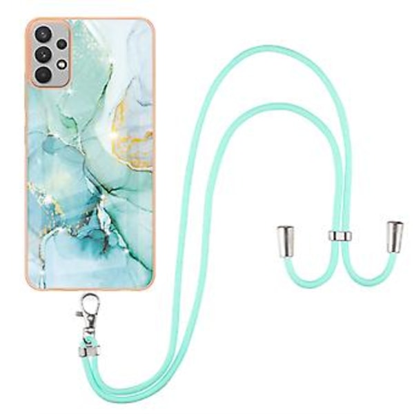 Marmor IMD TPU Mobilskal För Samsung Galaxy A33 5G Green 003