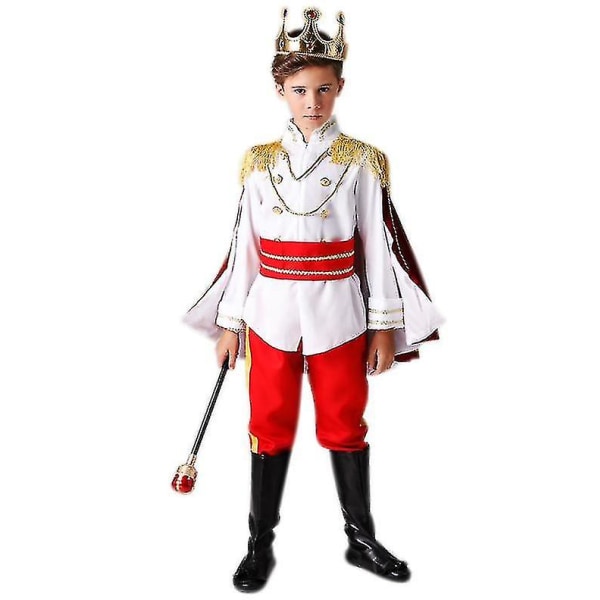 Prinsdräkt för pojkar, Cosplay Kunglig Dräkt, Barnkläder, 160cm. STYLE1