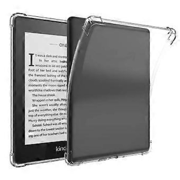För Kindle Paper White 2024 12:e generationen Transparent Skyddsfodral Fyrhörns Anti-fall Anti-repa Dammtät Enkel