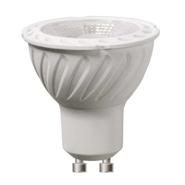 COB GU10 LED-pære Varmt Hvit 3000K, 5W 38° Strålevinkel, 45W Halogen
