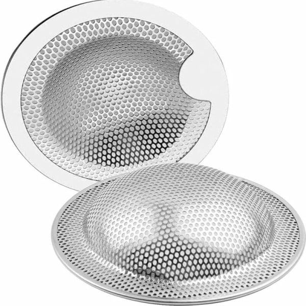 Set med två rostfria diskho-filter (5,2 cm)