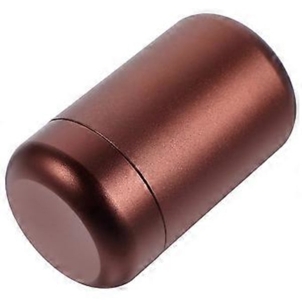 Delikat Tebehållare i Aluminiumlegering Försluten Teförvaringsbehållare Bärbar Metallburk för Te
