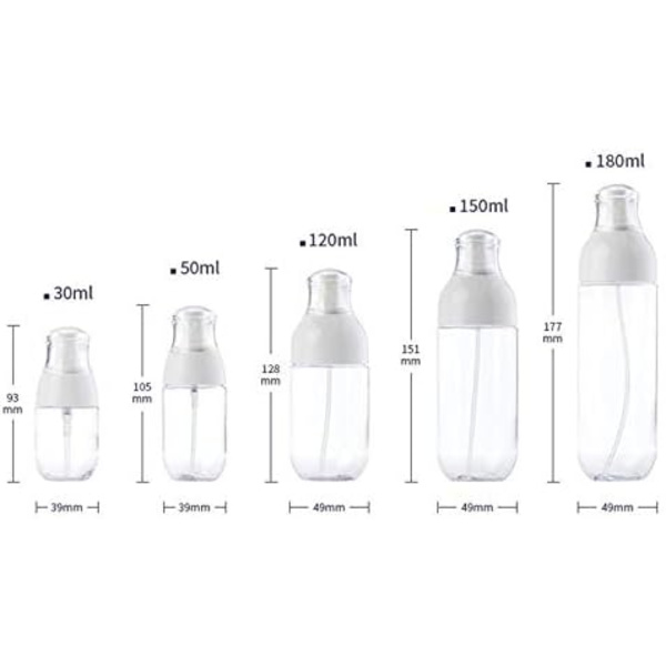 Glas Sprayflaska Tom Glas Sprayflaska 180ML Tom Transpar