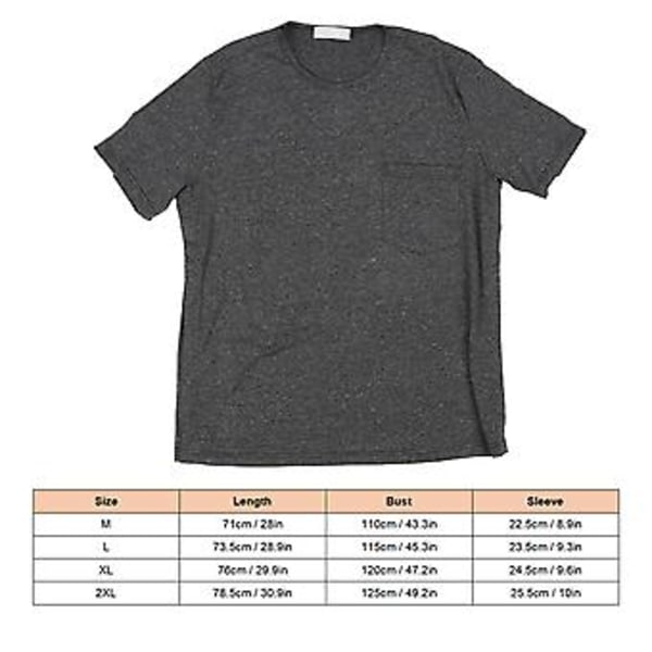 Skjorte til efter skulderoperation, kortærmet, genoptræning, universal, unisex, åben side, trykknapper, adaptiv skjorte (L) L