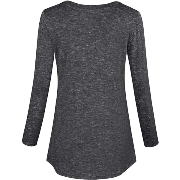 Kvinde Knapsides Maternity Kjole Amning Top XXL Sort
