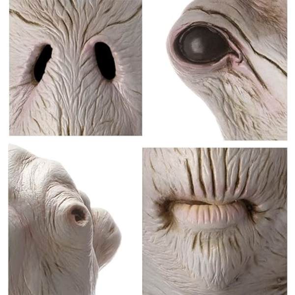 Area 51 Alien Maske Udenjordisk Biologisk Latex Fuld Hoved R