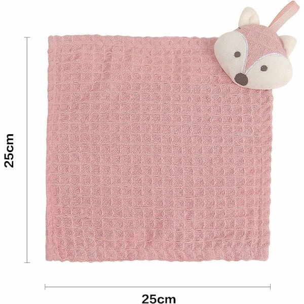Håndklæde, sæt med 3 absorberende køkkenhåndklæder til ophængning for blødt køkken og badeværelse og toilet, 25 x 25 cm (pulver + blå + kaffe)
