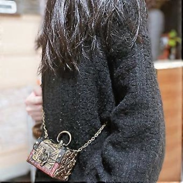 Steampunk Taske Smykker Retro Steampunk Gotiske Gear Kæde Taske Steampunk Skuldertaske Steampunk Crossbody Pung