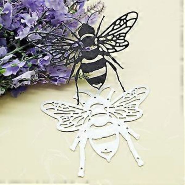 Mehiläinen Metallileikkurit Stensiili DIY Scrapbooking Albumi Paperikortti Malli Muotti Kohokuviointi Askartelukoriste