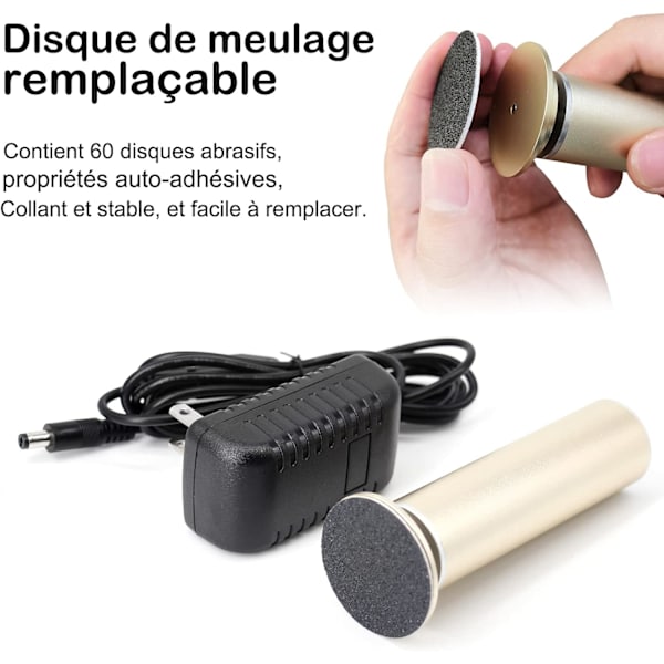 Elektrisk Pedicure Fodfil Hård hudfjerner Elektrisk Horn Fod Fi