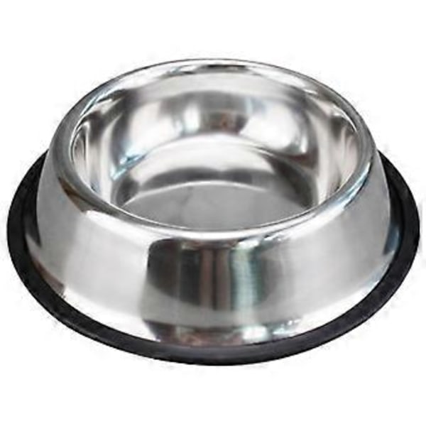 Rustfri Stål Hundeskål til Mad og Vand (18 cm)