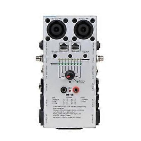 DB-4C Multi Audio Kabeltestare TRS XLR Audio Nätverkskabel Detektor Testare för Sceninspelning