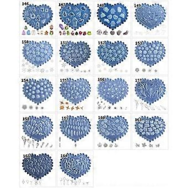 Praktisk silikon neglekunstform for å lage forskjellige design, lang brukstid og fleksibel, bærbar for enhver negleform MD148