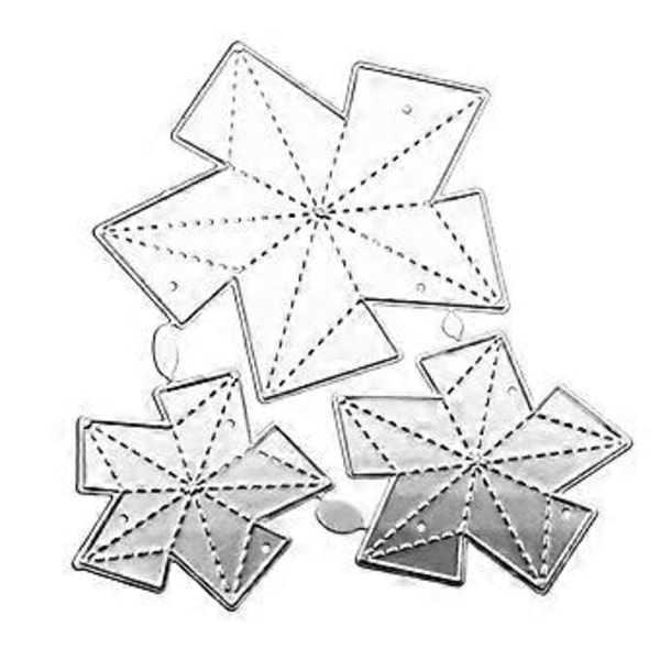 Vindmølle Metal Skærestencils Scrapbooking DIY Album Stempel Papirkort til Håndlavede Lykønskningskort Prægning Dekoration