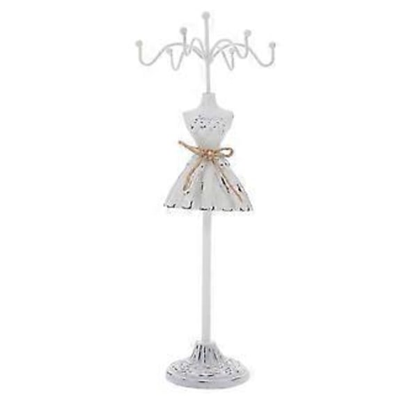 Smyckesförvaringsställ i mänsklig modell Smyckesdisplay Organizer Halsband Ringställ