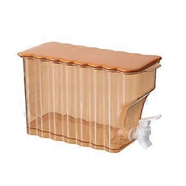 Køleskabe Kolde Drikke Dispensere med Hane 3.6L Køleskab Drikke Dispensere til Køkken, Fester, Bar, Bryllup Orange Orange