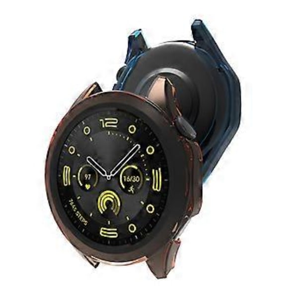 Kompatibelt skyddsfodral för GT4 41/46mm Smartwatch, lättviktigt och hållbart skal, stötsäkert skydd, transparent orange transparent orange 41mm