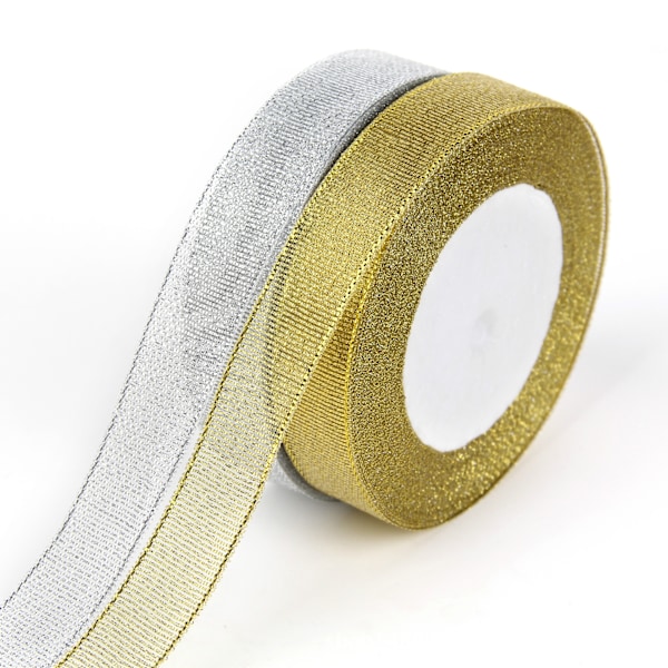 2 st Presentband, Används för Presentförpackning, Hantverk, Scrapbooking