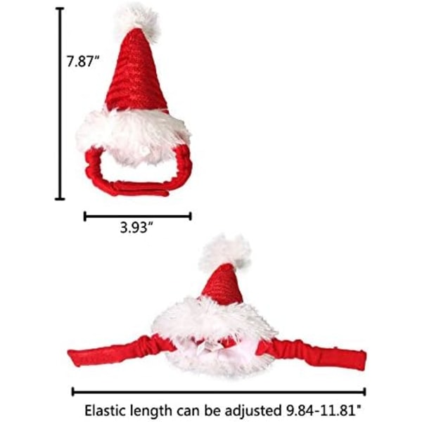 Pet Holiday and Christmas Hat, Pet Santa Hat Costume Christmas Co